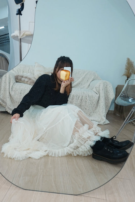 仙氣滿滿超人氣!薄紗Ruffle半裙 🍞