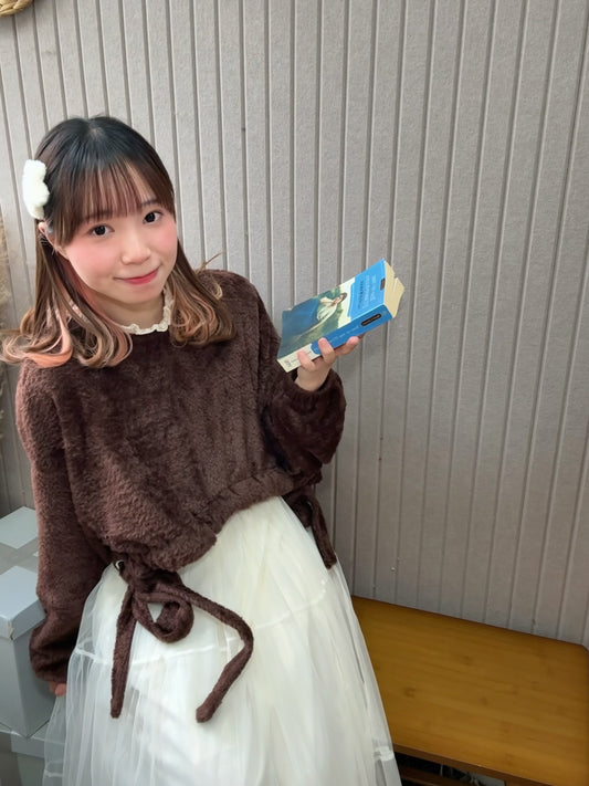 毛茸茸 🐻!抽繩毛絨短上衣 🍞