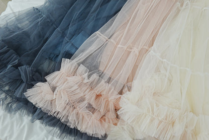 仙氣滿滿超人氣！薄紗Ruffle半裙 🍞