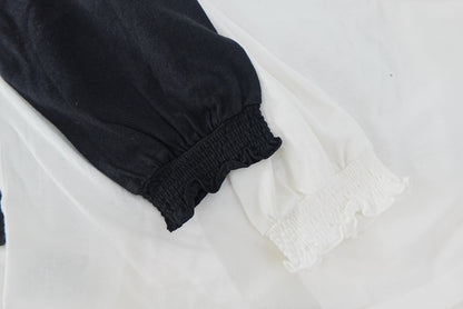 可愛公主袖！縮口長袖打底 🍞