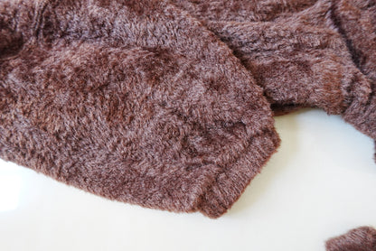 毛茸茸 🐻！抽繩毛絨短上衣 🍞