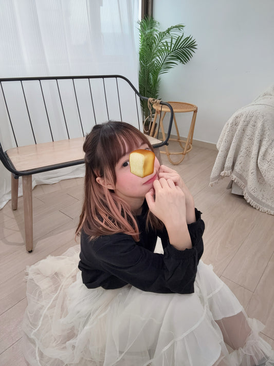 可愛公主袖！縮口長袖打底 🍞