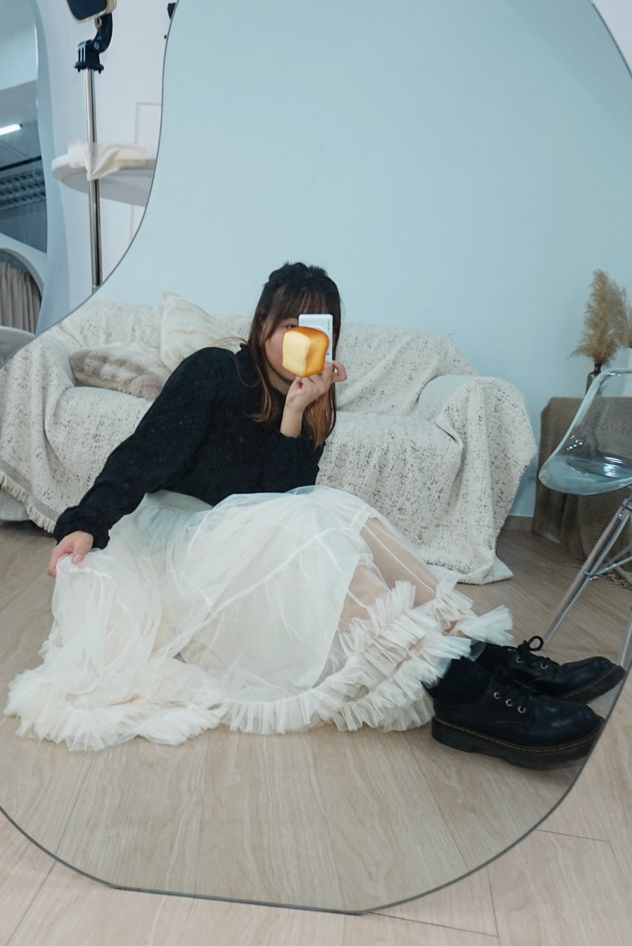 仙氣滿滿超人氣！薄紗Ruffle半裙 🍞