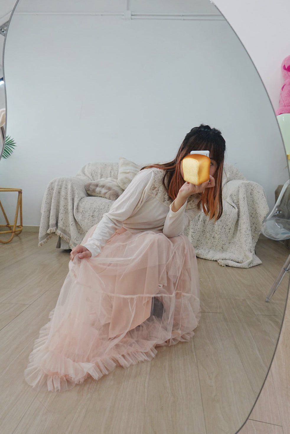 仙氣滿滿超人氣！薄紗Ruffle半裙 🍞