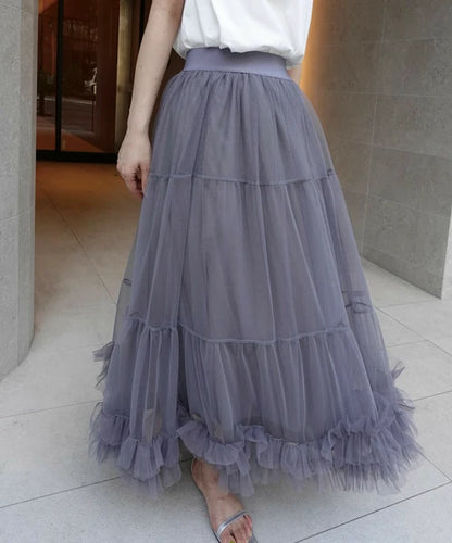 仙氣滿滿超人氣！薄紗Ruffle半裙 🍞