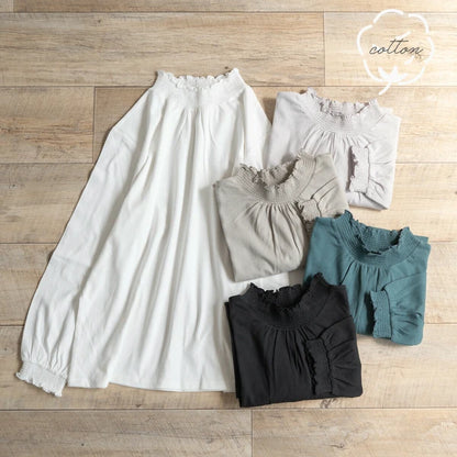 可愛公主袖！縮口長袖打底 🍞