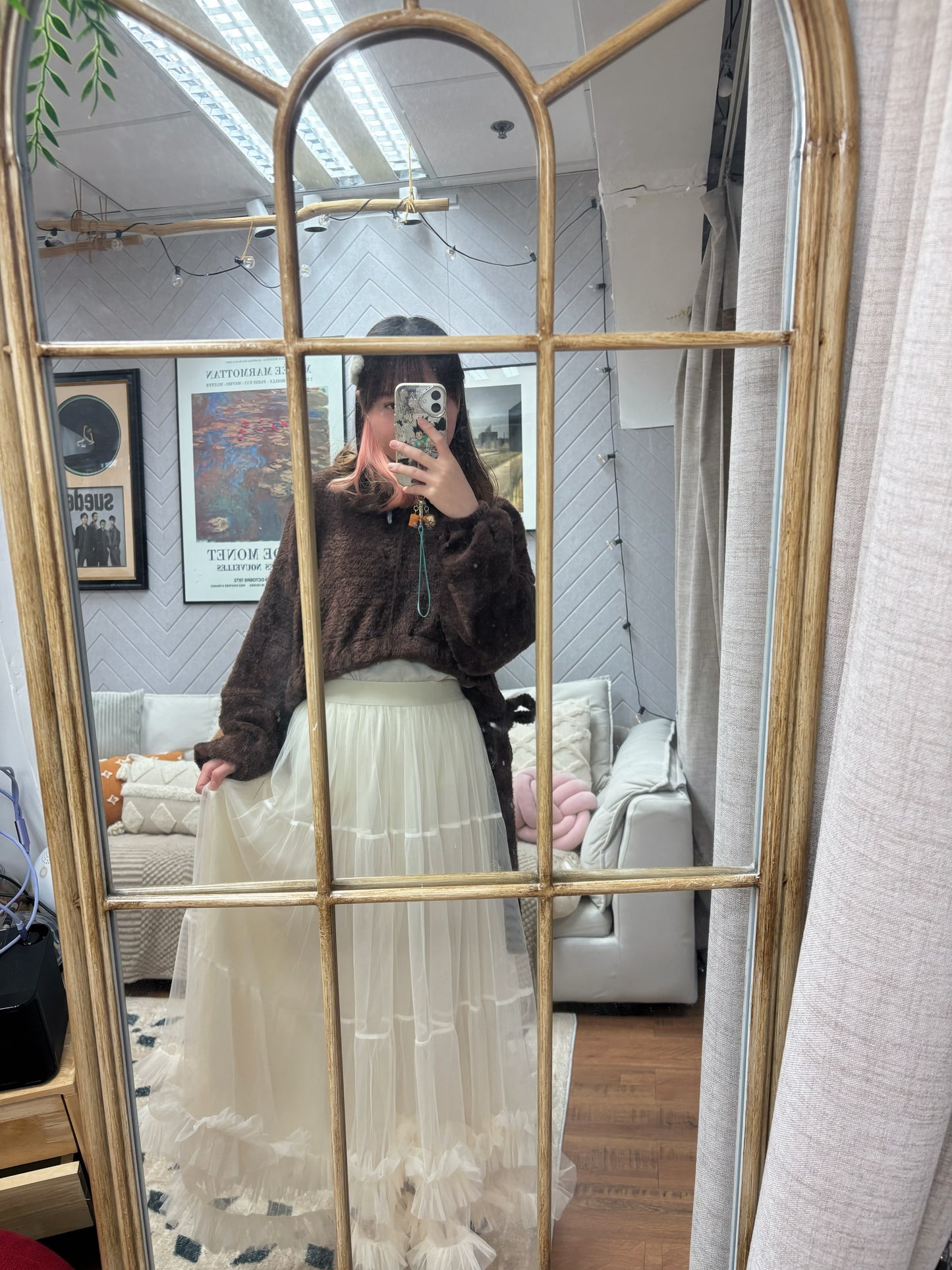 毛茸茸 🐻！抽繩毛絨短上衣 🍞