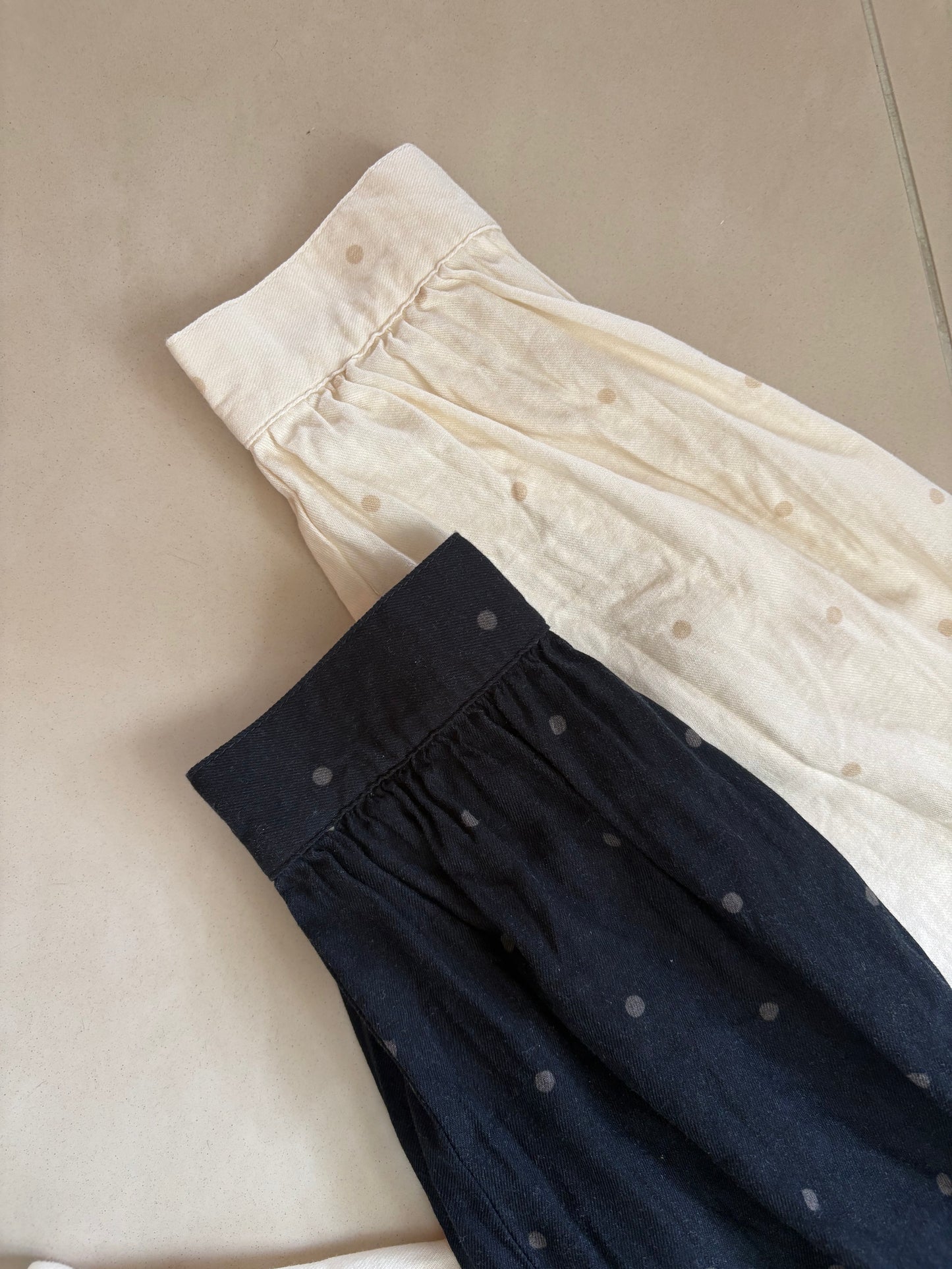 可愛波點！Ruffle衣領恤衫 🍞